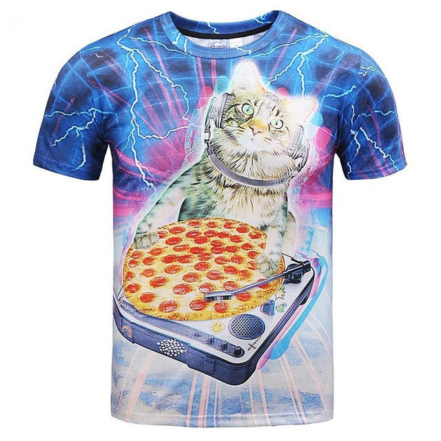 Cat Like Pizza T-Shirt