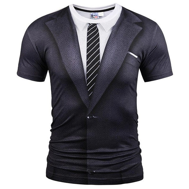 Fake Two Pieces Style T-shirt